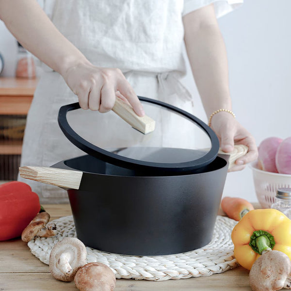 Luxury  Non Stick Casserole Pan With Glass Lid