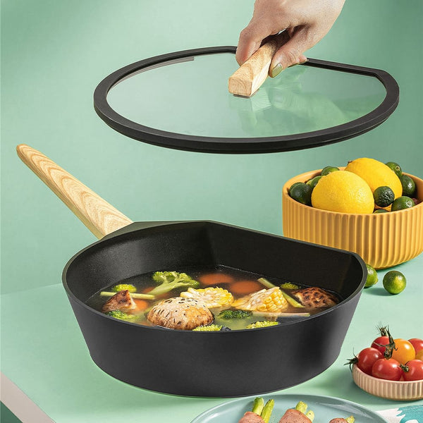 Luxury Non Stick Saute Pan with Glass Lid